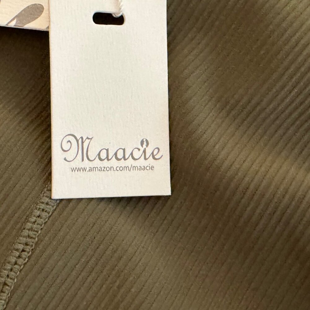 Maacie NWT Olive Green Jumpsuit/Romper Pregnancy Shapewear Size M - Picture 9 of 11